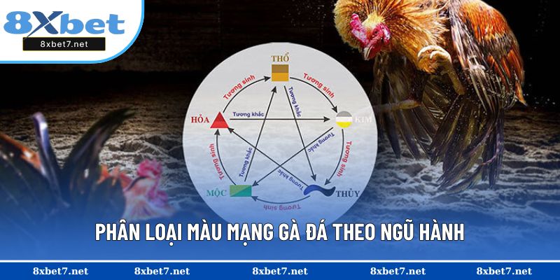 Năm màu mạng tương ứng với năm hành khác nhau