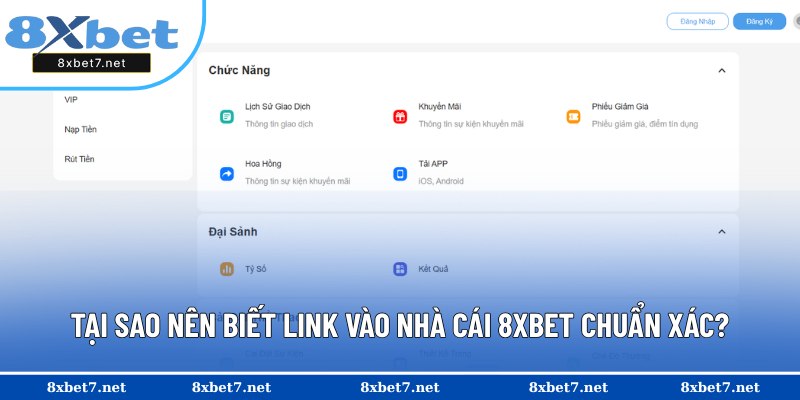 Lợi ích khi biết link 8XBET chính thức