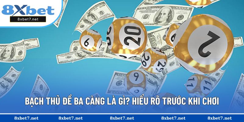 Khám phá về bạch thủ đề ba càng 